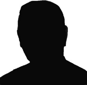 Male silhouette facing left